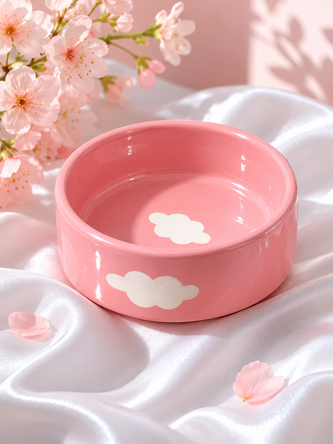 Pastel Pink Cloud Bowl