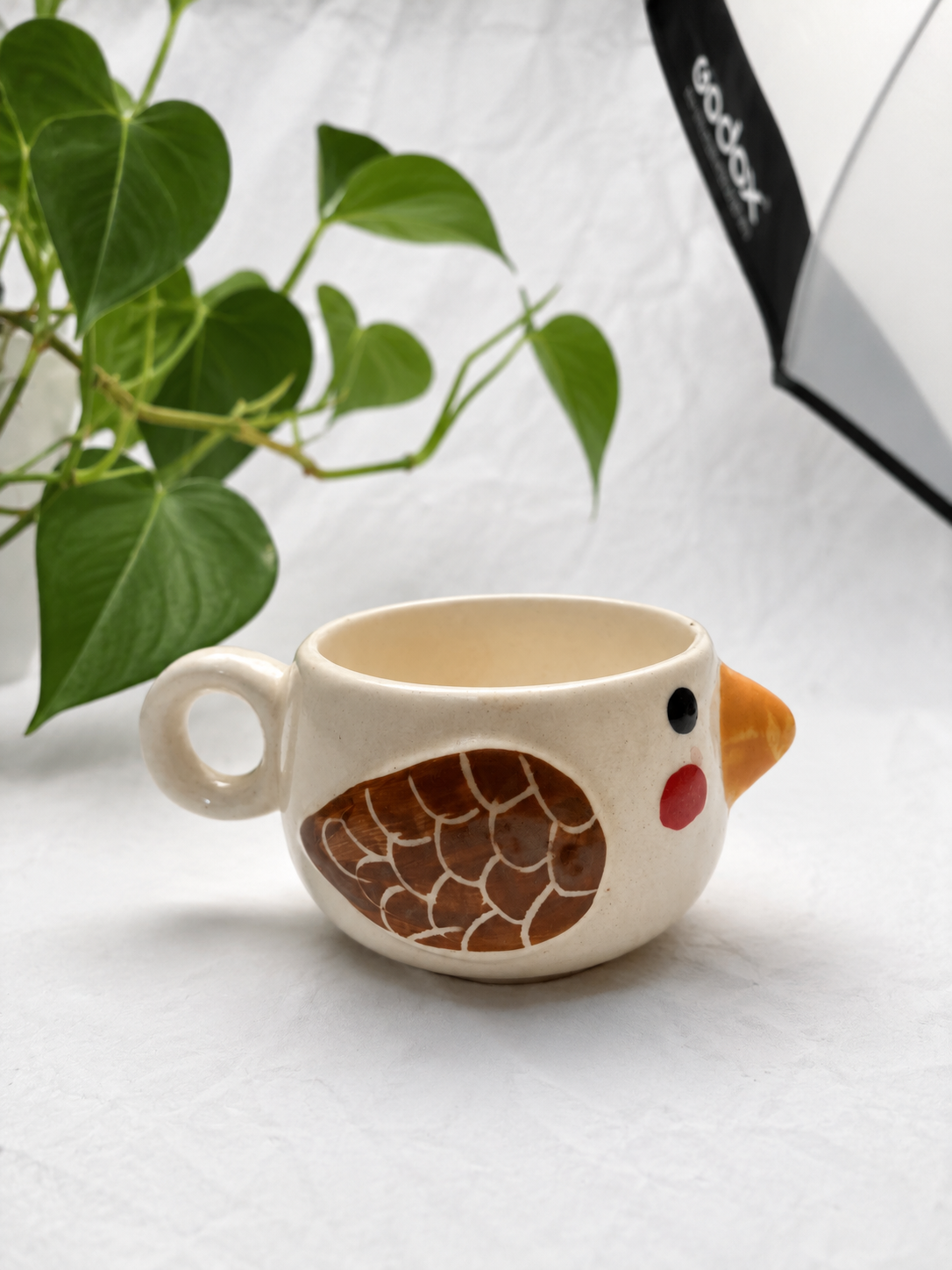 Handmade Bird Ceramic Mug