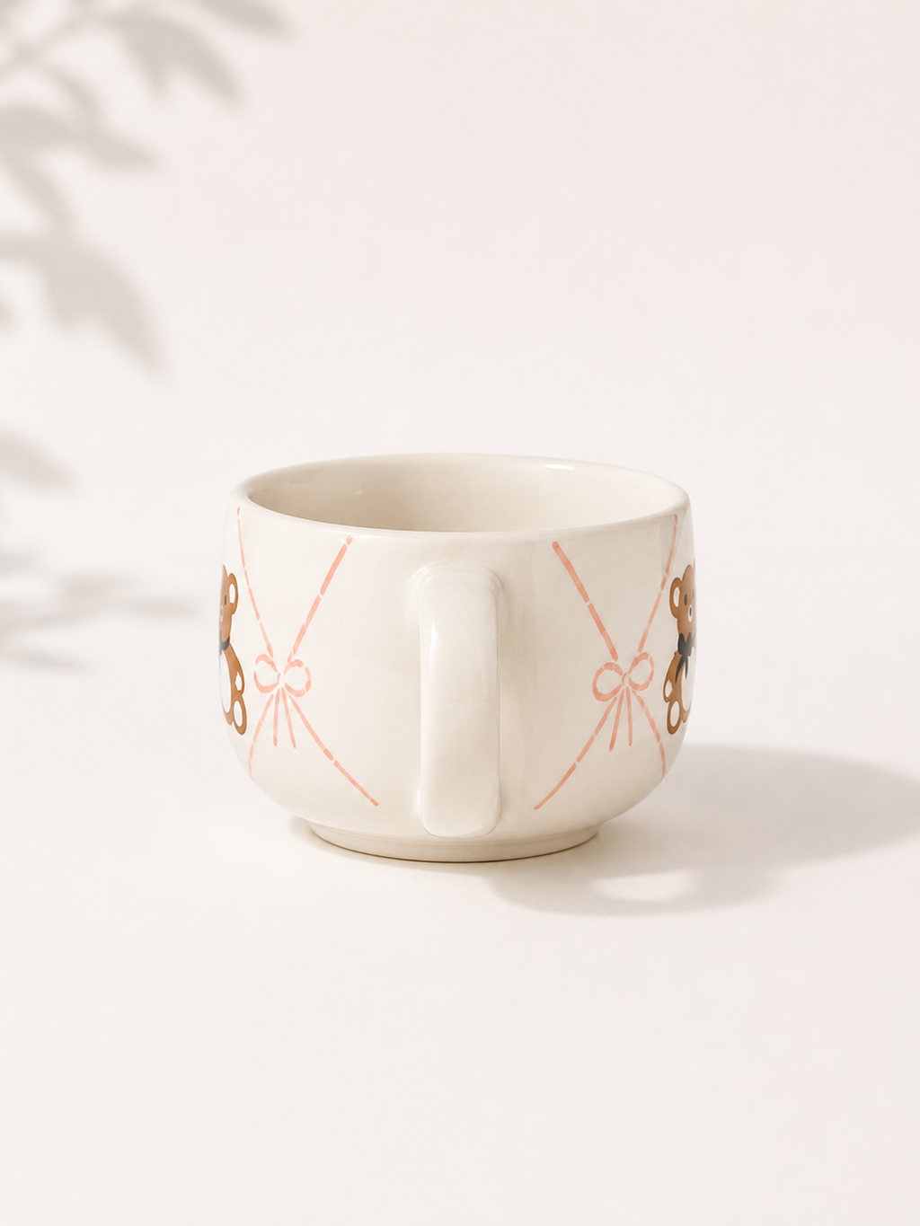 Handmade Teddy Bear Ceramic Cup