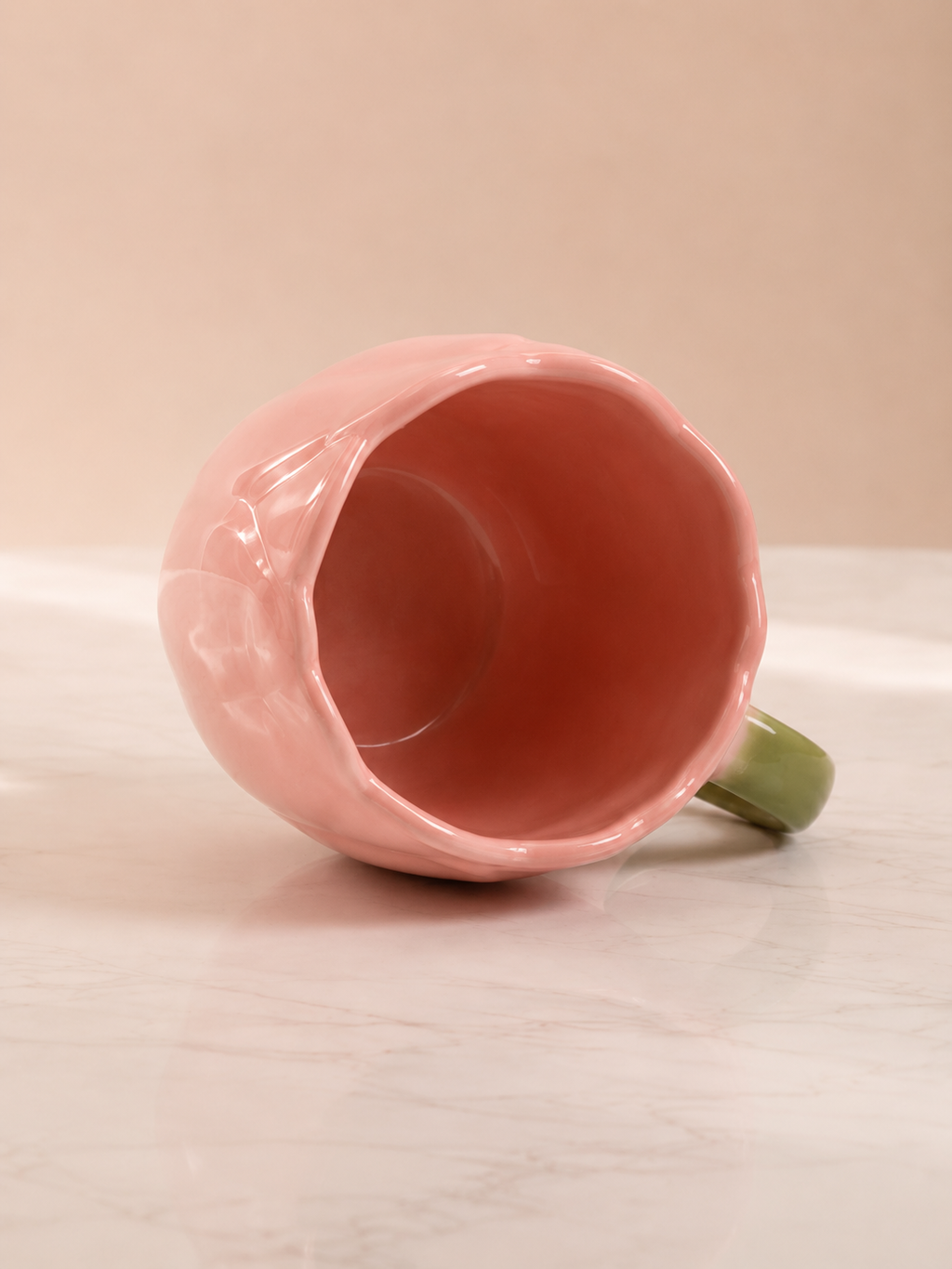 Pastel Tulip Ceramic Cup