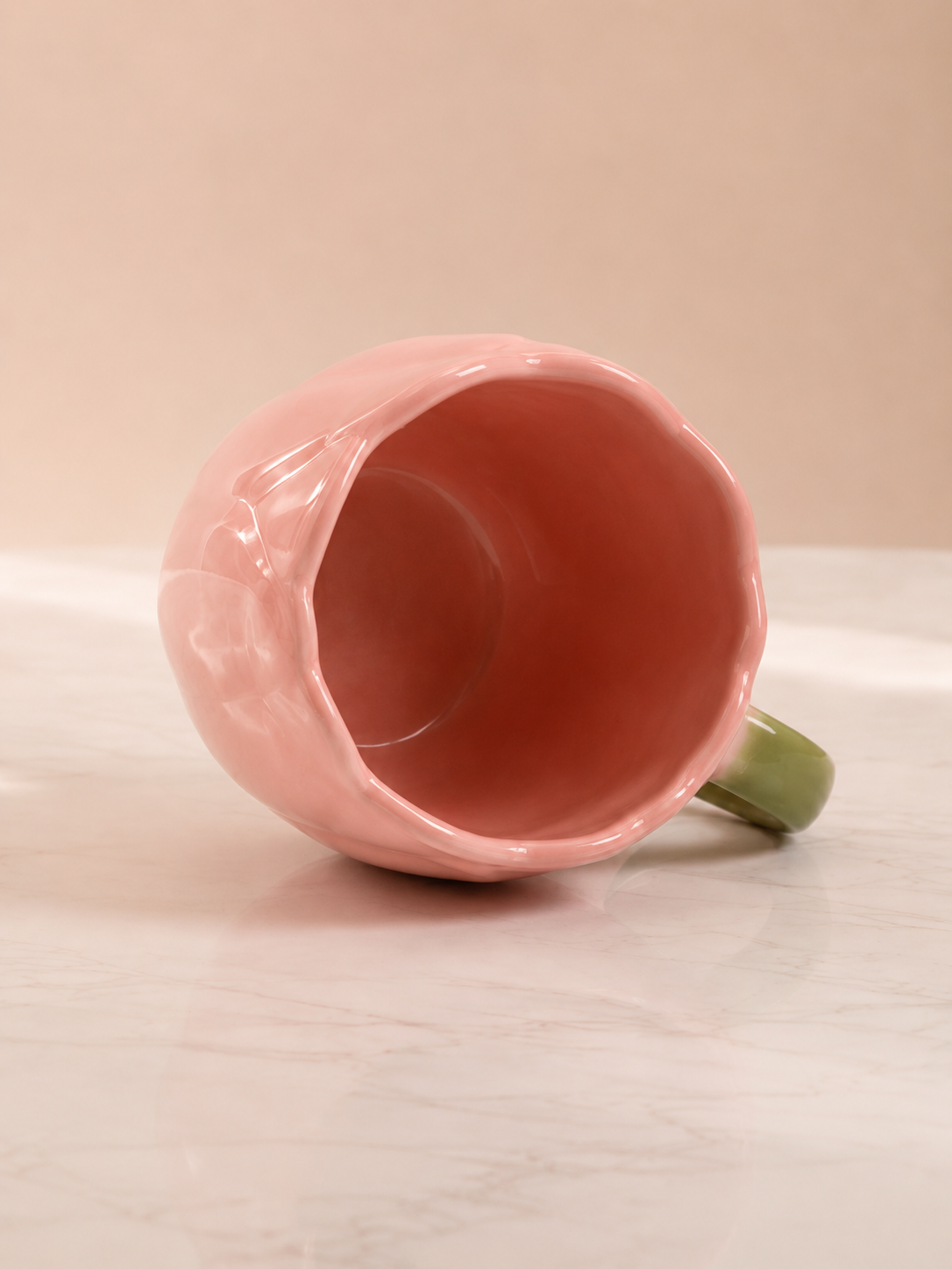 Pastel Tulip Ceramic Cup