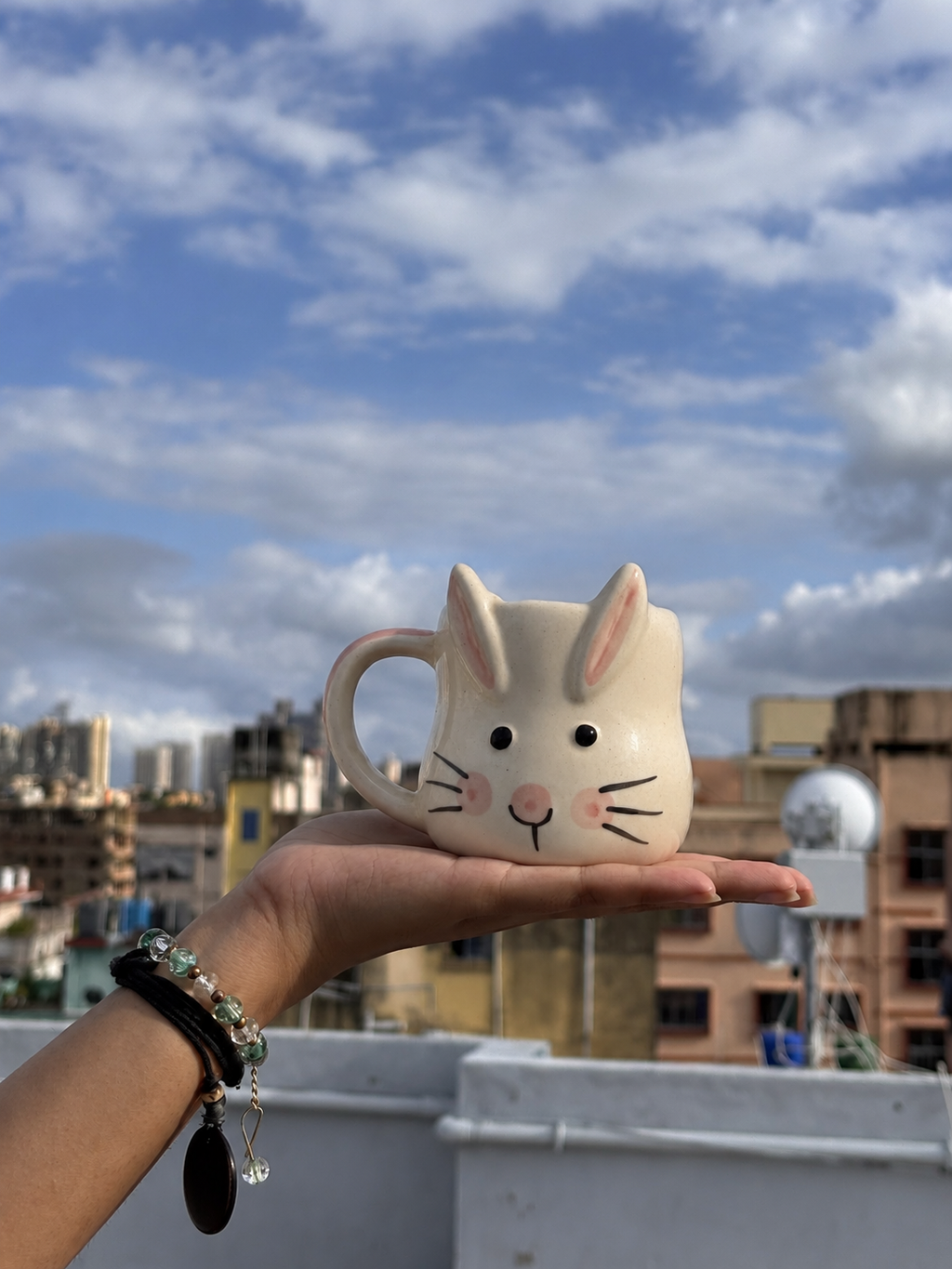 Handmade Ceramic Bunny Mug