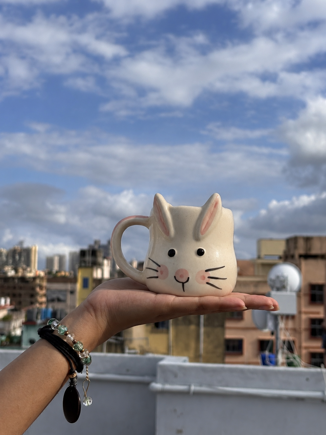 Handmade Ceramic Bunny Mug